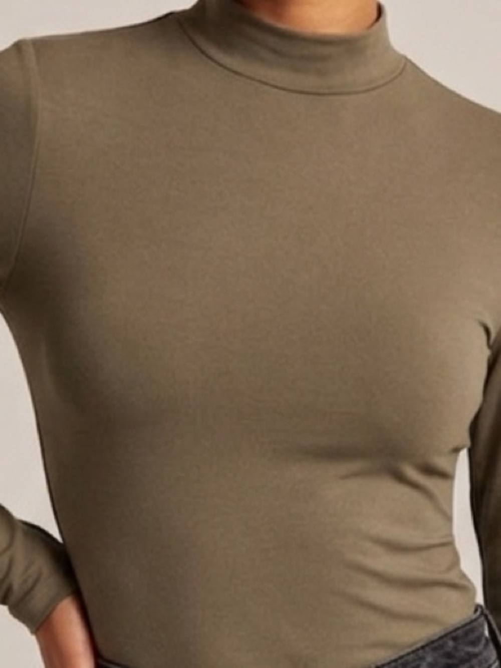 Avec Les Filles/Anthropologie Mock Neck Top